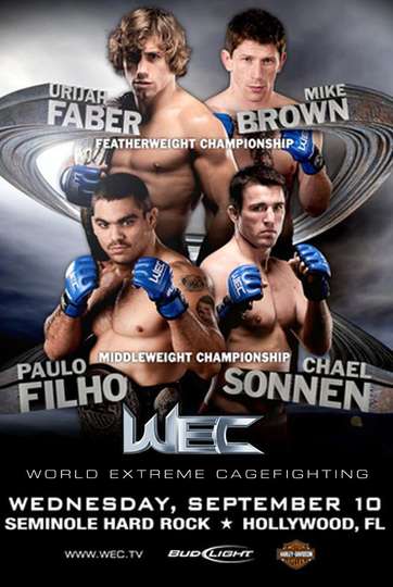 WEC 36 Faber vs Brown Poster