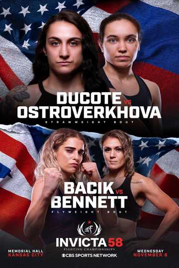 Invicta FC 58: Ducote vs. Ostroverkhova Poster