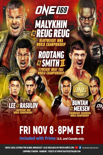 ONE 169: Malykhin vs. Reug Reug Poster