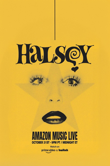 Amazon Music Live with Halsey Poster