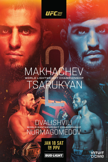 UFC 311: Makhachev vs. Tsarukyan 2 Poster