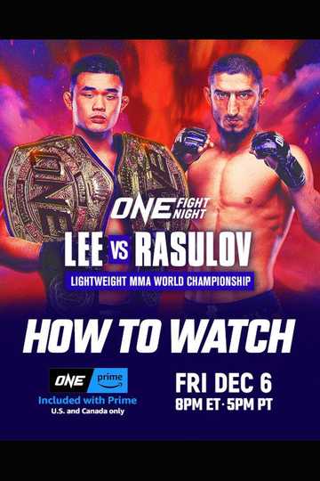 ONE Fight Night 26: Lee vs. Rasulov Poster