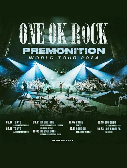 ONE OK ROCK 2024 PREMONITION WORLD TOUR