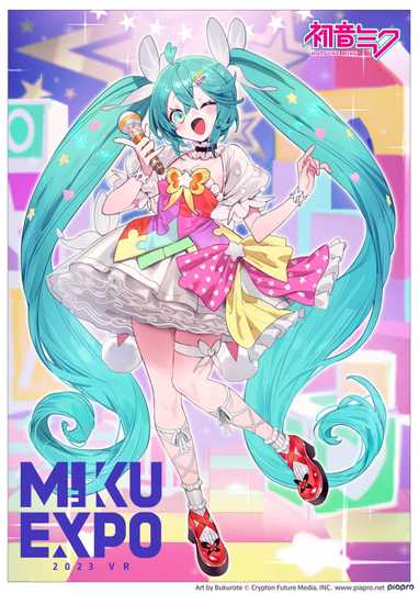 HATSUNE MIKU EXPO 2023 VR Poster