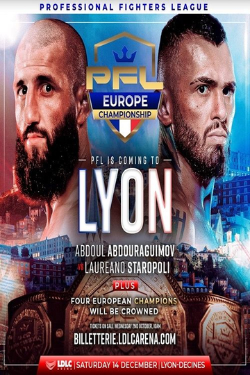 PFL Europe 4: 2024 Finals Poster