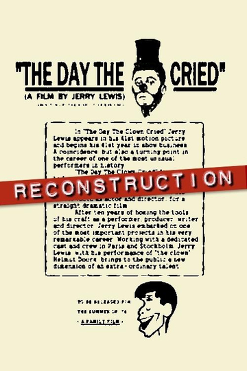 The Day the Clown Cried [Reconstruction] Poster