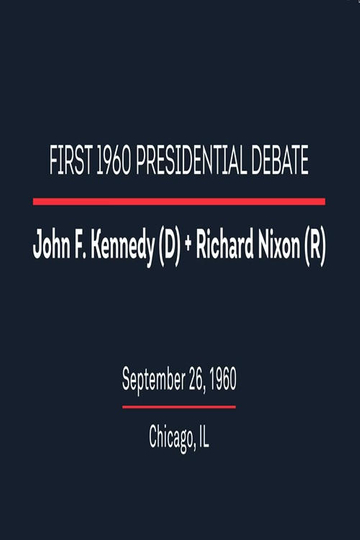 1960 First Presidential Debate Poster