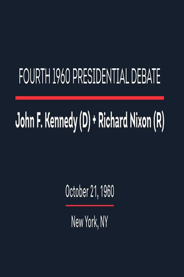 1960 Fourth Presidential Debate Poster