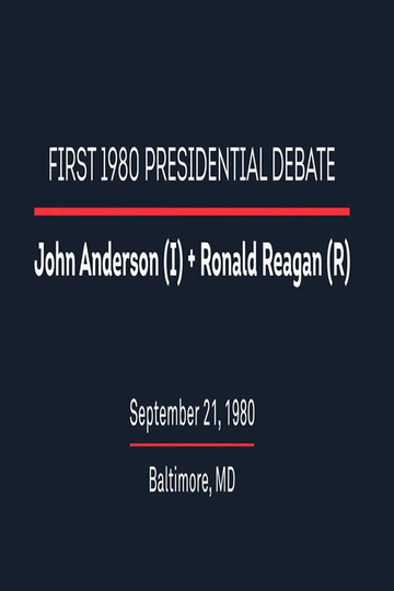 1980 First Presidential Debate