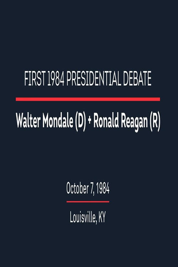 1984 First Presidential Debate