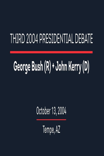 2004 Third Presidential Debate