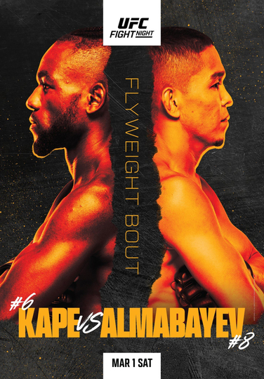 UFC Fight Night 253: Kape vs. Almabayev Poster