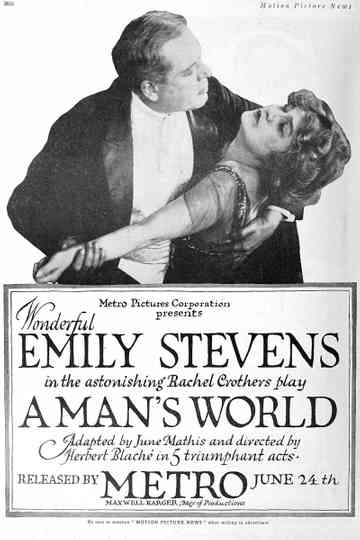 A Man's World Poster