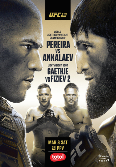 UFC 313: Pereira vs. Ankalaev Poster