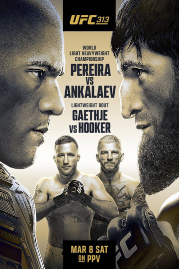 UFC 313: Pereira vs. Ankalaev Poster