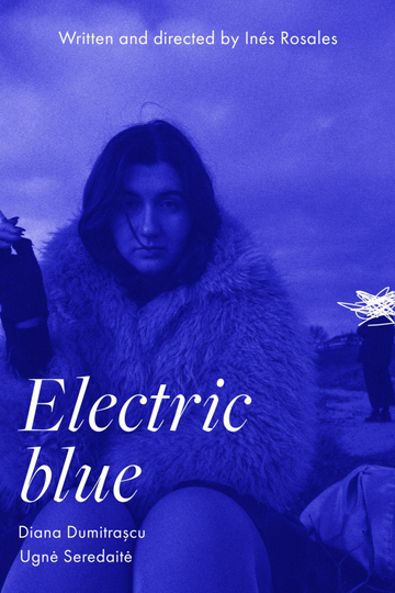 Electric Blue Poster