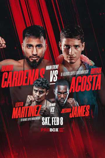 Ramon Cardenas vs. Bryan Acosta Poster