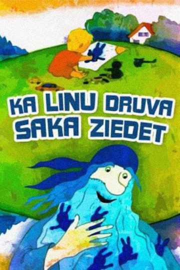 Kā linu druva sāka ziedēt