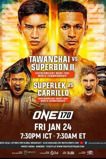 ONE 170: Tawanchai vs. Superbon 2 Poster