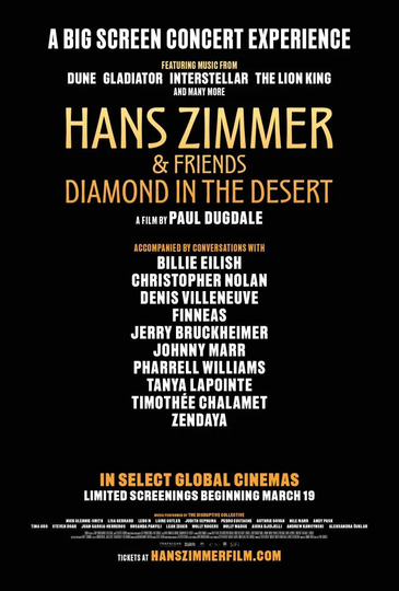 Hans Zimmer & Friends: Diamond in the Desert Poster