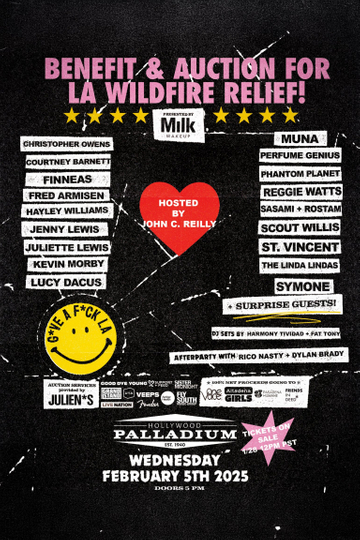 G*ve a F*ck LA: A Benefit for LA Fire Relief Poster