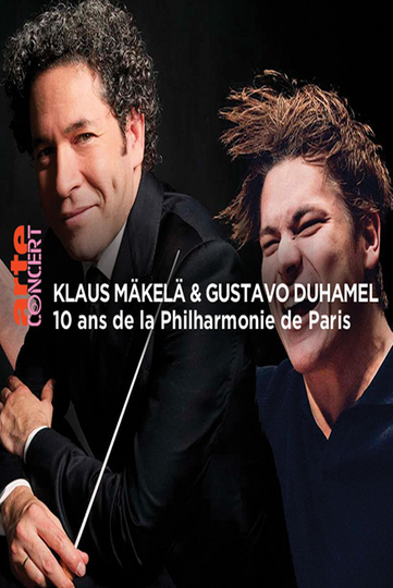 Klaus Mäkelä and Gustavo Dudamel 10 year anniversary of the Philharmonie de Paris