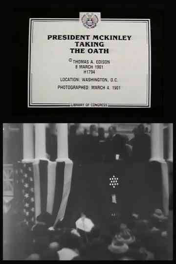 President McKinley Taking the Oath Poster