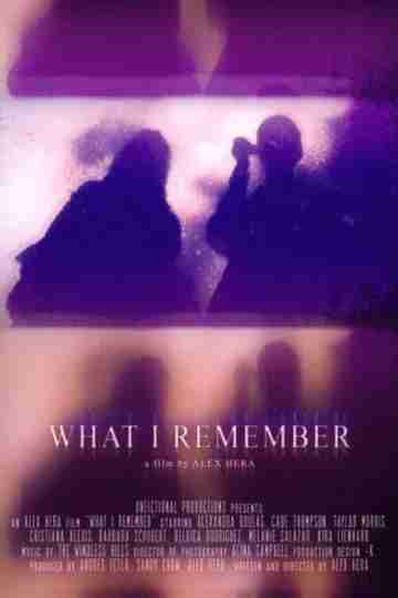What I Remember Poster