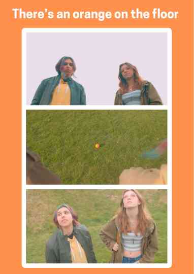 There's an orange on the ground