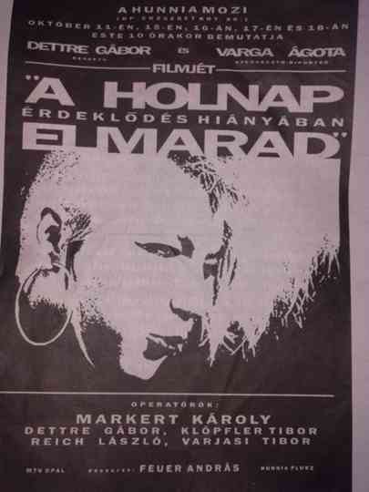 A holnap érdeklődés hiányában elmarad