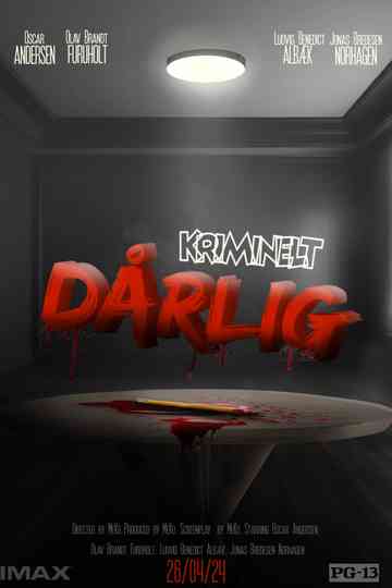 Kriminelt Dårlig Poster