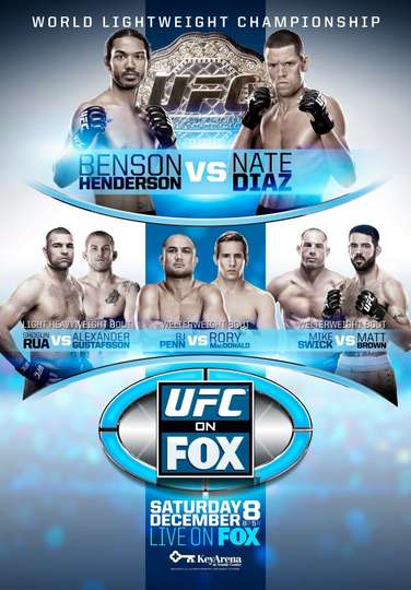 UFC on Fox 5 Henderson vs Diaz Poster