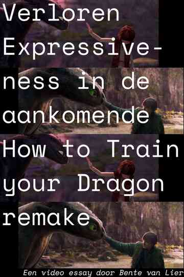 Verloren Expressiveness in de aankomende How to Train your Dragon remake