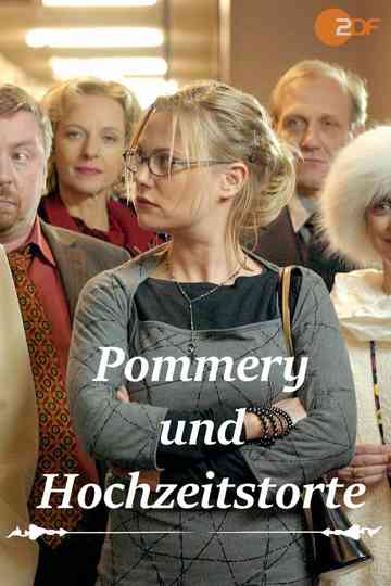 Pommery und Hochzeitstorte Poster