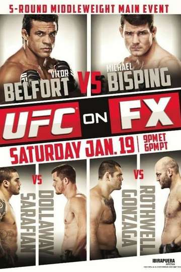UFC on FX 7 Belfort vs Bisping Poster