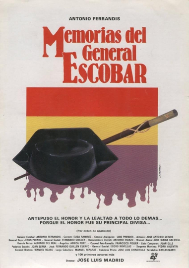 Memorias del general Escobar Poster