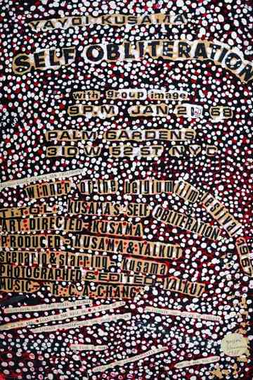 Kusama's Self-Obliteration poster