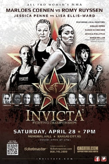 Invicta FC 1 Coenen vs Ruyssen Poster