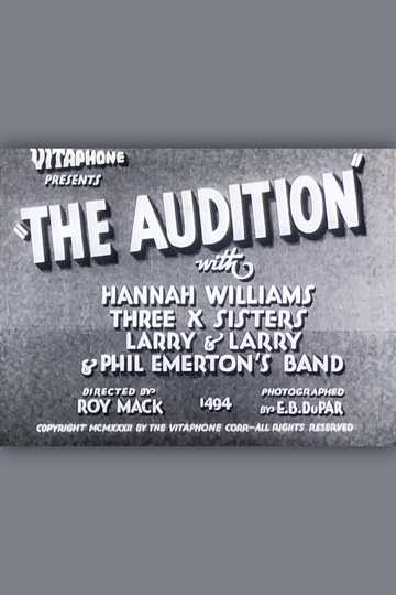 The Audition Poster