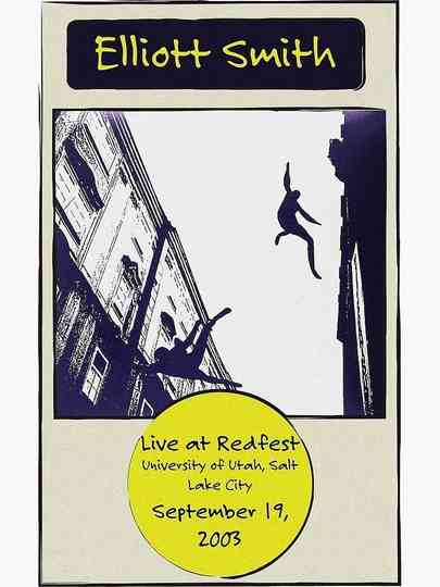 Elliott Smith live at Redfest Poster