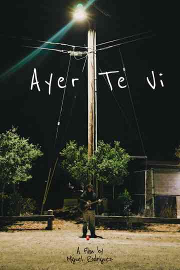 Ayer Te Vi Poster