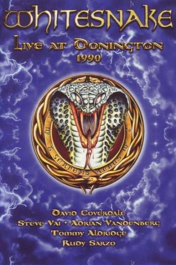 Whitesnake Live At Donington 1990 Poster