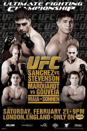 UFC 95 Sanchez vs Stevenson Poster