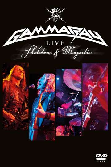 Gamma Ray Skeletons  Majesties Live Poster