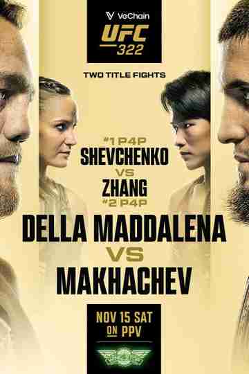 UFC 322: Della Maddalena vs. Makhachev Poster