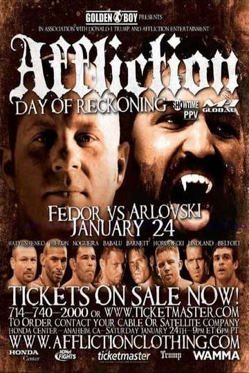 Affliction Day of Reckoning Poster