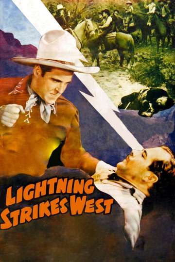 Lightning Strikes West Poster