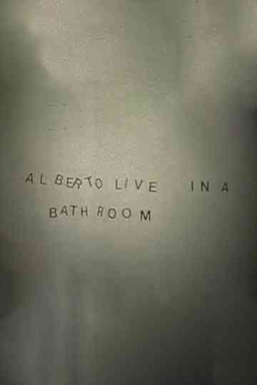 Alberto Live in a Bathroom Poster