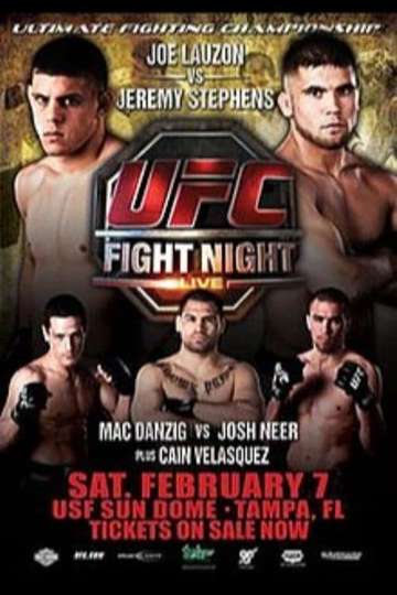 UFC Fight Night 17 Lauzon vs Stephens Poster