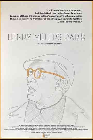 Henry Miller's Paris Poster